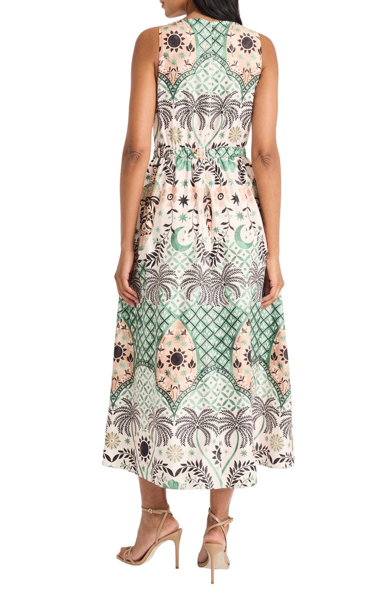 Maggy London Sleeveless Midi Dress, Alternate, color, 