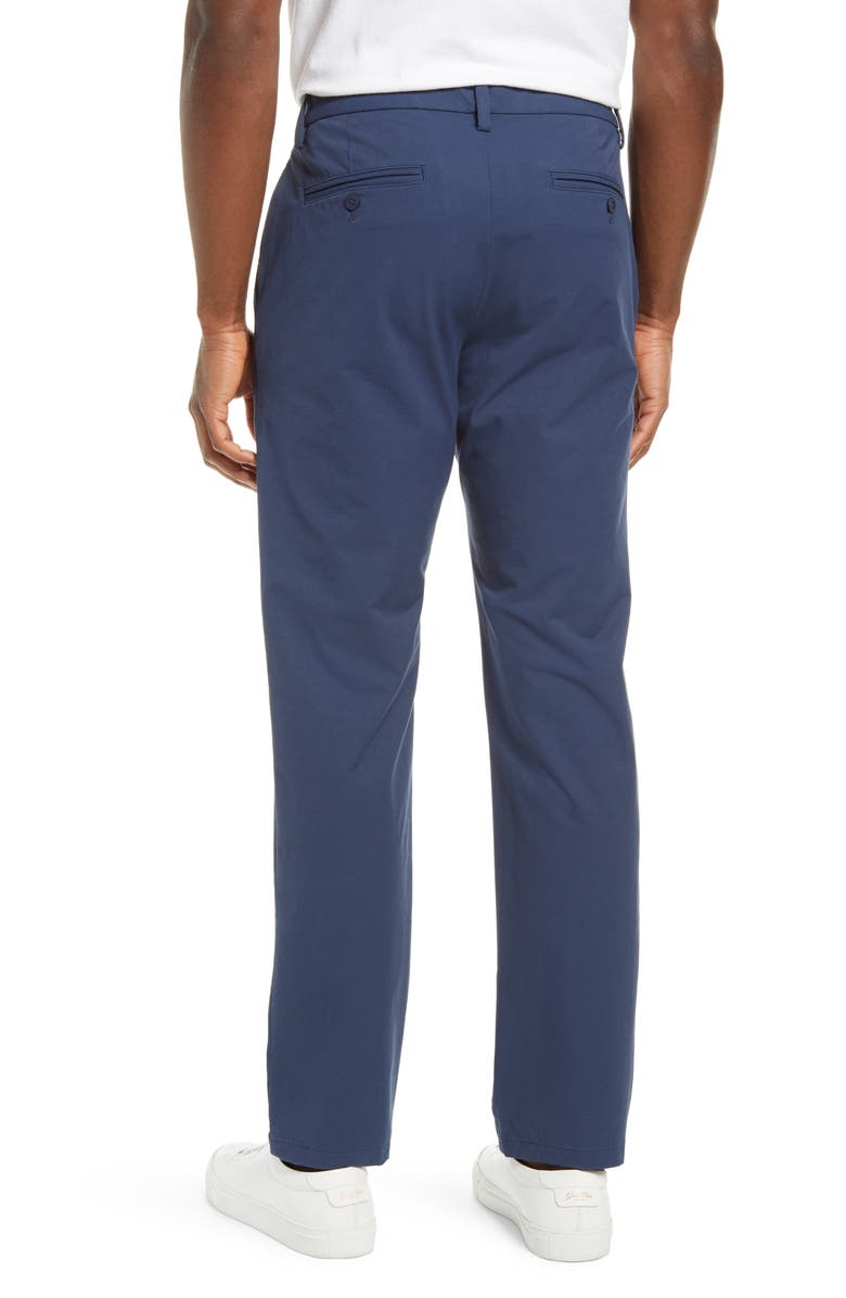vineyard vines On-The-Go Slim Fit Performance Pants, Alternate, color, Blue Blazer