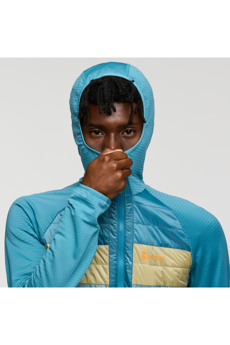 Capa Hybrid Insulated Hooded Jacket - Men's, Alternate, color, Drizzle/Bluegrass