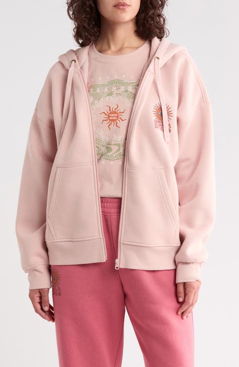 Olivia Sun Graphic Full Zip Hoodie