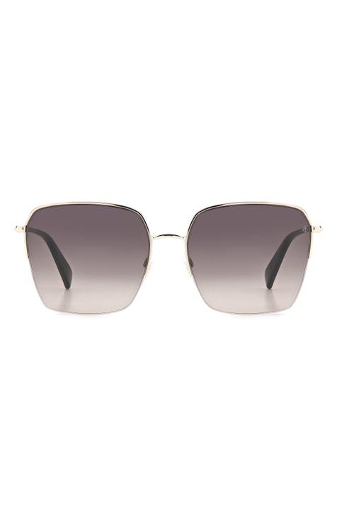 Rag & fashion Bone square oversized sunglasses pearl white