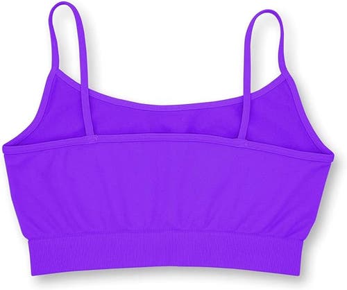 Malibu Sugar Solid Bra Cami In Purple