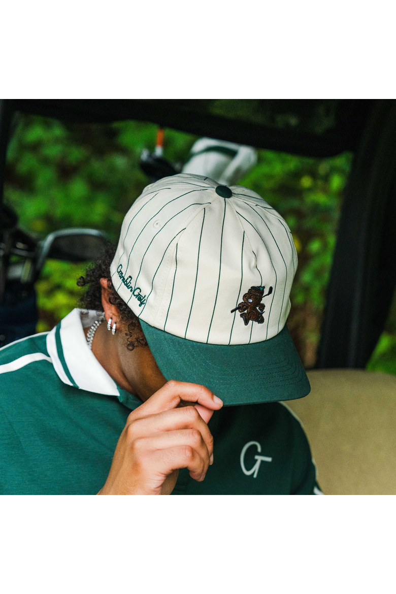 The Pinstripe Gopher Cap, Alternate, color, Green
