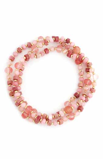 Panacea Set of 3 Beaded Stretch Bracelets