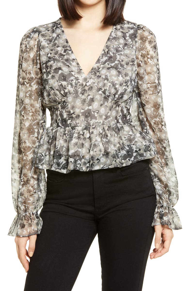 VERO MODA Floral Blouse, Main, color,