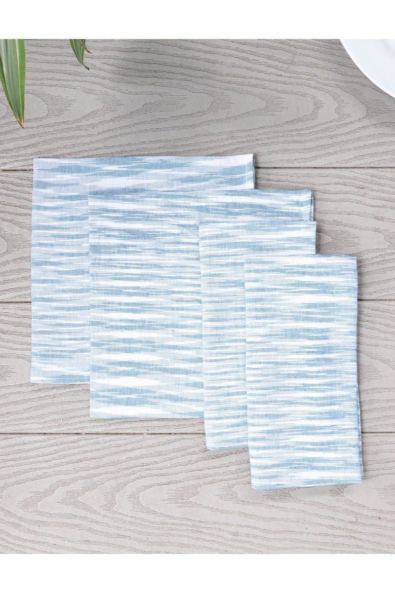 Cloth Napkins - Set of 4, Alternate, color, Light Blue