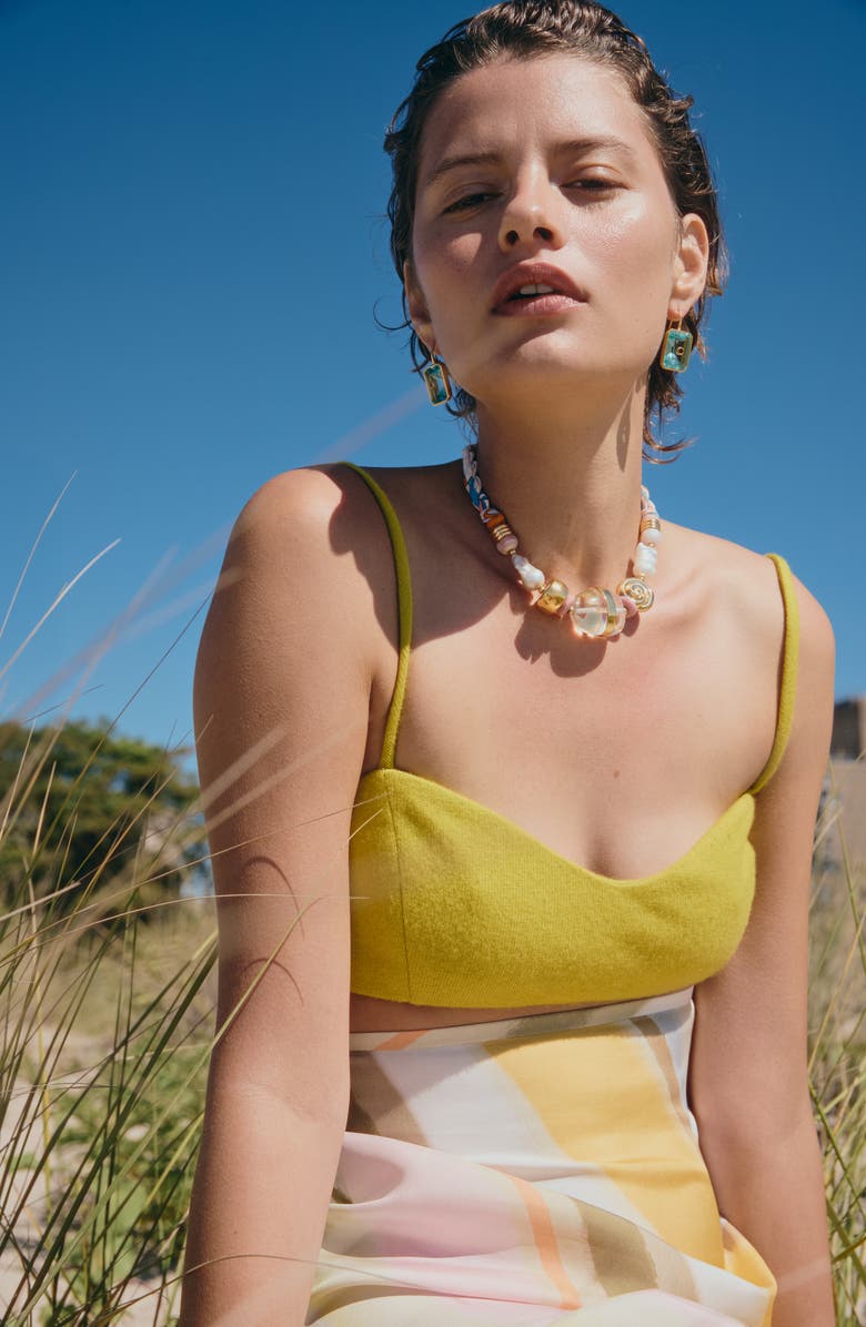 Lizzie Fortunato Poolside Tile Drop Earrings, Alternate, color, Blue