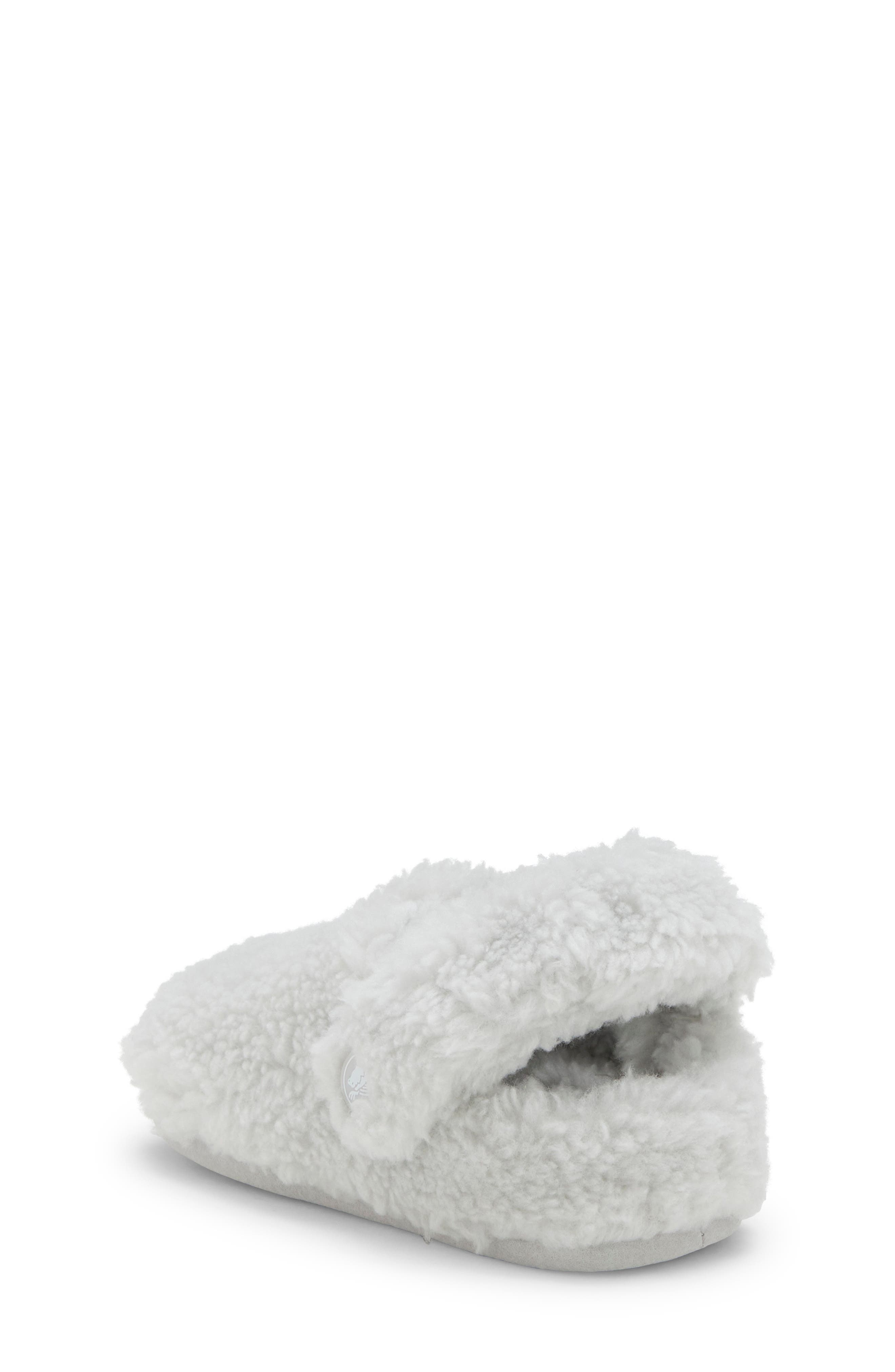 Kids' Classic Cozzzy Faux Fur Slipper Clog, Alternate, color, ATMOSPHERE