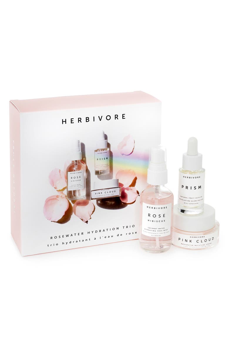 Herbivore Botanicals Rosewater Hydration Trio, Alternate, color,