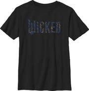 Wicked: For Good Boys' Official Geometric Logo Graphic Short Sleeve T-Shirt