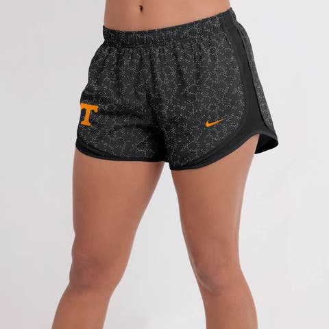 Women's Nike Black Tennessee Volunteers Tempo Pattern Dri-FIT Shorts