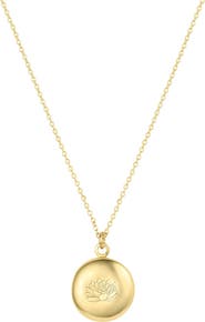 Set & Stones Ruby Birth Flower Necklace