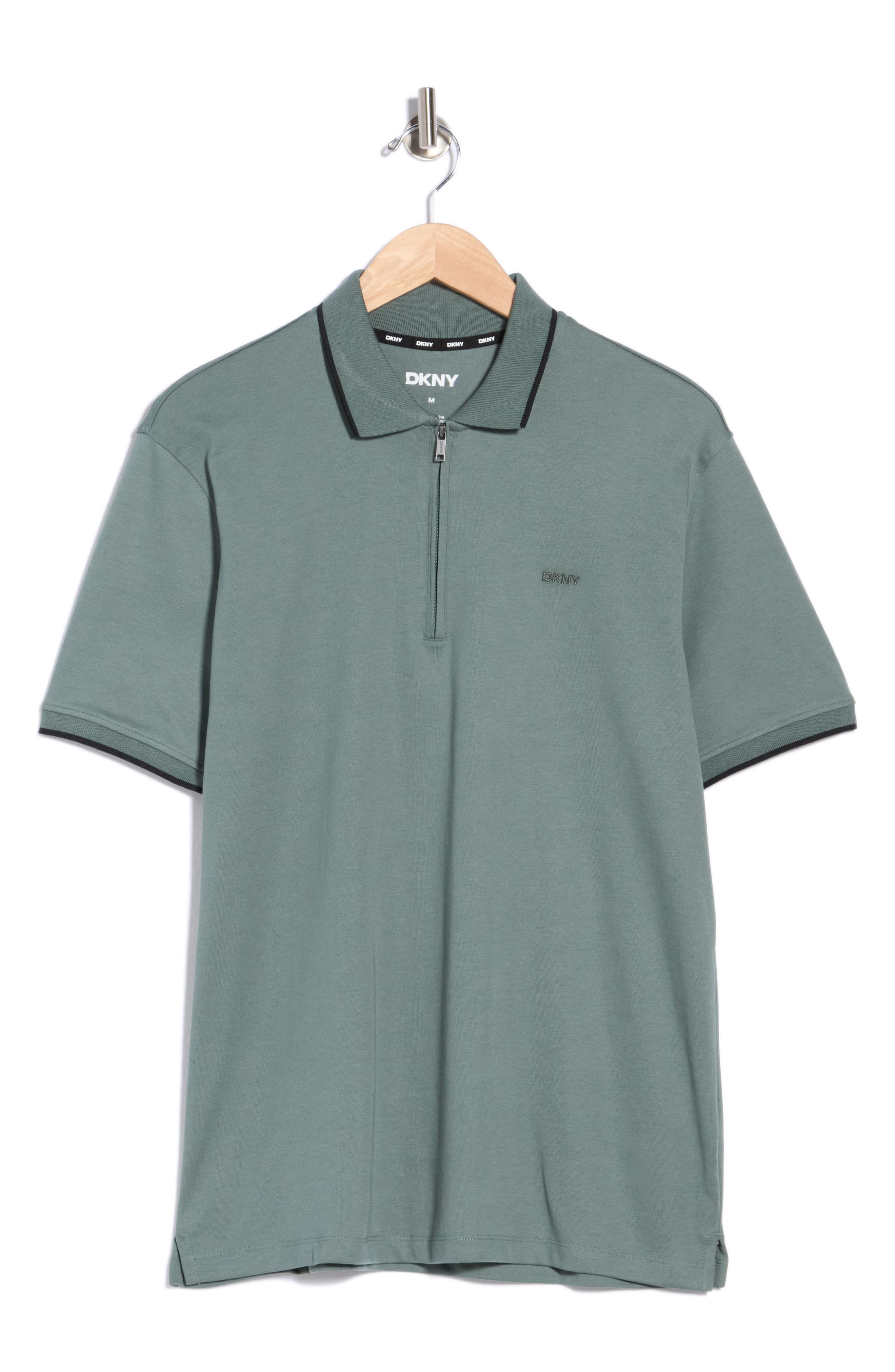 DKNY SPORTSWEAR Zip Polo