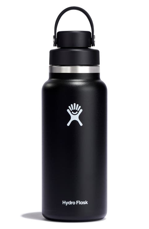 32-Ounce Wide Mouth Water Bottle with Flex Chug Cap