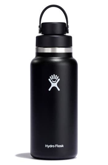 Hydro Flask 32-Ounce Wide Mouth Water Bottle with Flex Chug Cap in Black at Nordstrom Rack, Size 32 Oz