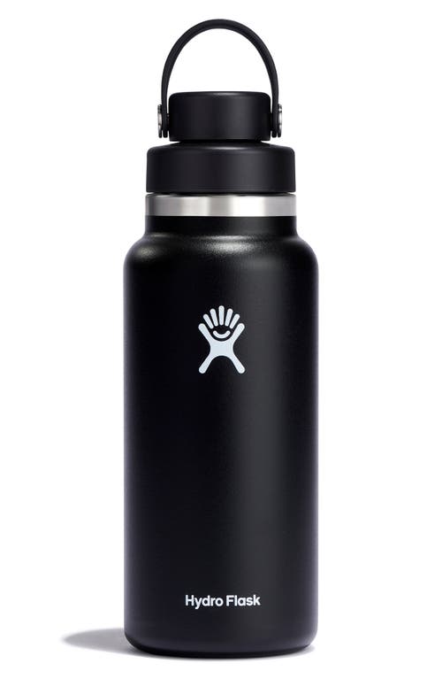 Hydro Flask 32-Ounce Wide Mouth Water Bottle with Flex Chug Cap in Black  product