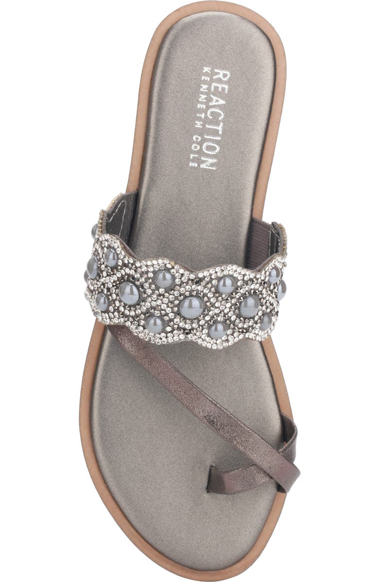 Reaction Kenneth Cole Embellished Toe Loop Sandal, Alternate, color,