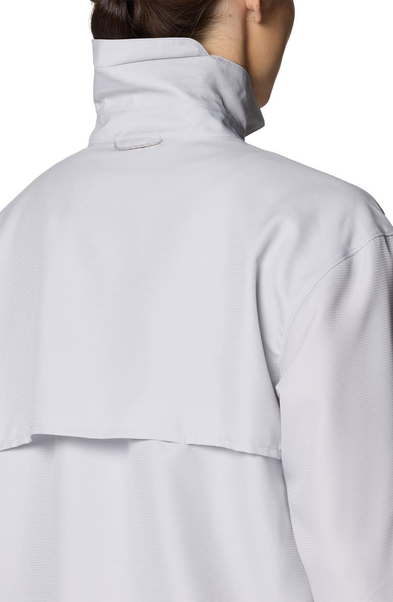 Mountain Hardwear Sun Drift Cooling Long Sleeve UPF 50+ Shirt, Alternate, color, Grey Ice