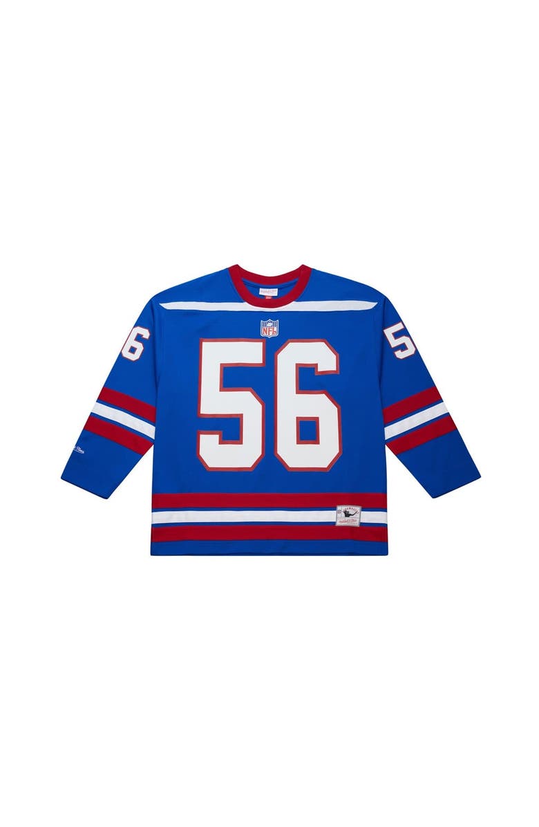 Mitchell & Ness Men's Mitchell & Ness Lawrence Taylor Royal New York Giants Maxxed Out Fashion Hockey Jersey, Main, color, Royal