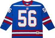 Mitchell & Ness Men's Mitchell & Ness Lawrence Taylor Royal New York Giants Maxxed Out Fashion Hockey Jersey