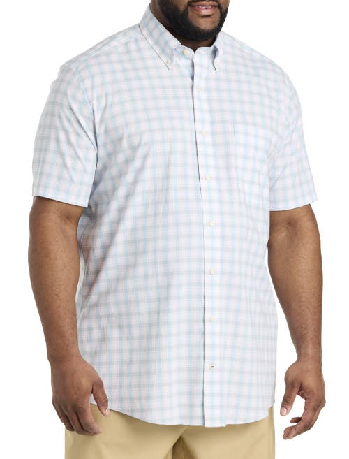 Nautica Plaid Sport Shirt in Bright White 
