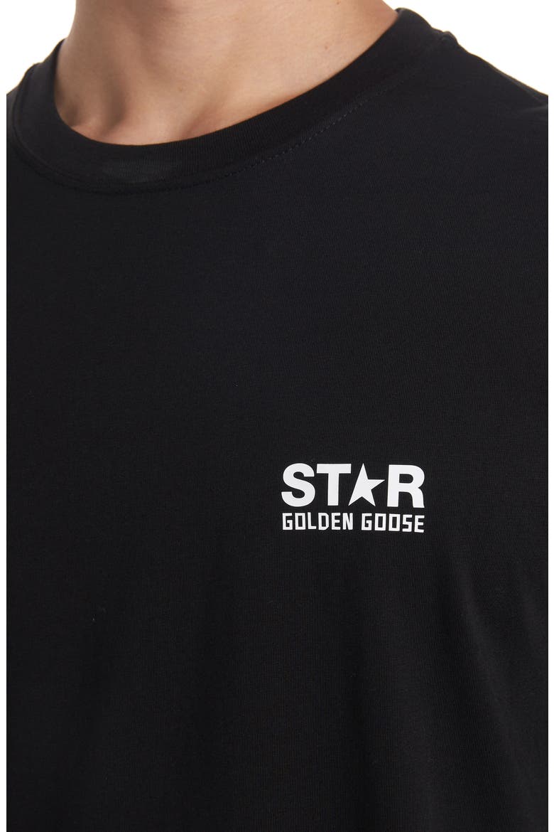 Star Logo Graphic Cotton Tee, Alternate, color, BLACK/ WHITE