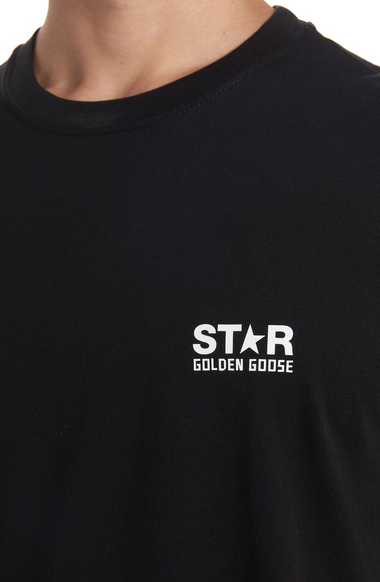 Golden Goose Star Logo Graphic Cotton Tee, Alternate, color, 