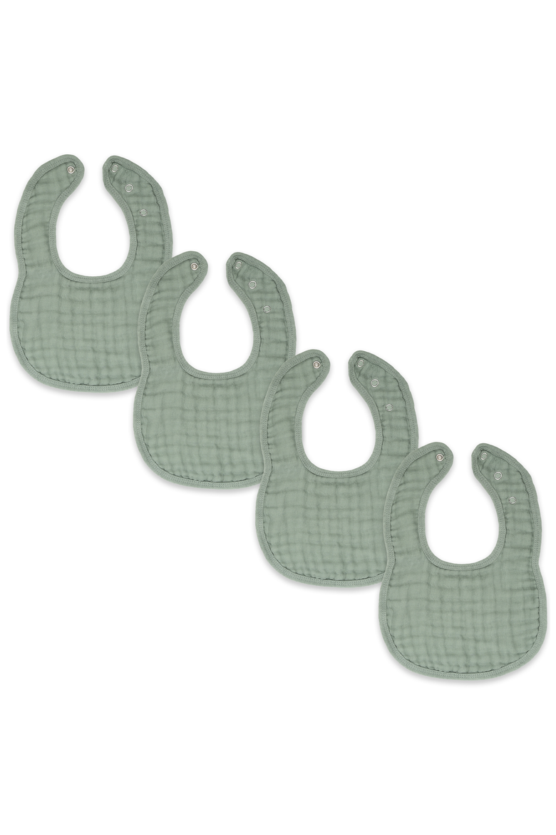 Muslin Bibs - Pack of 4, Main, color, Fern