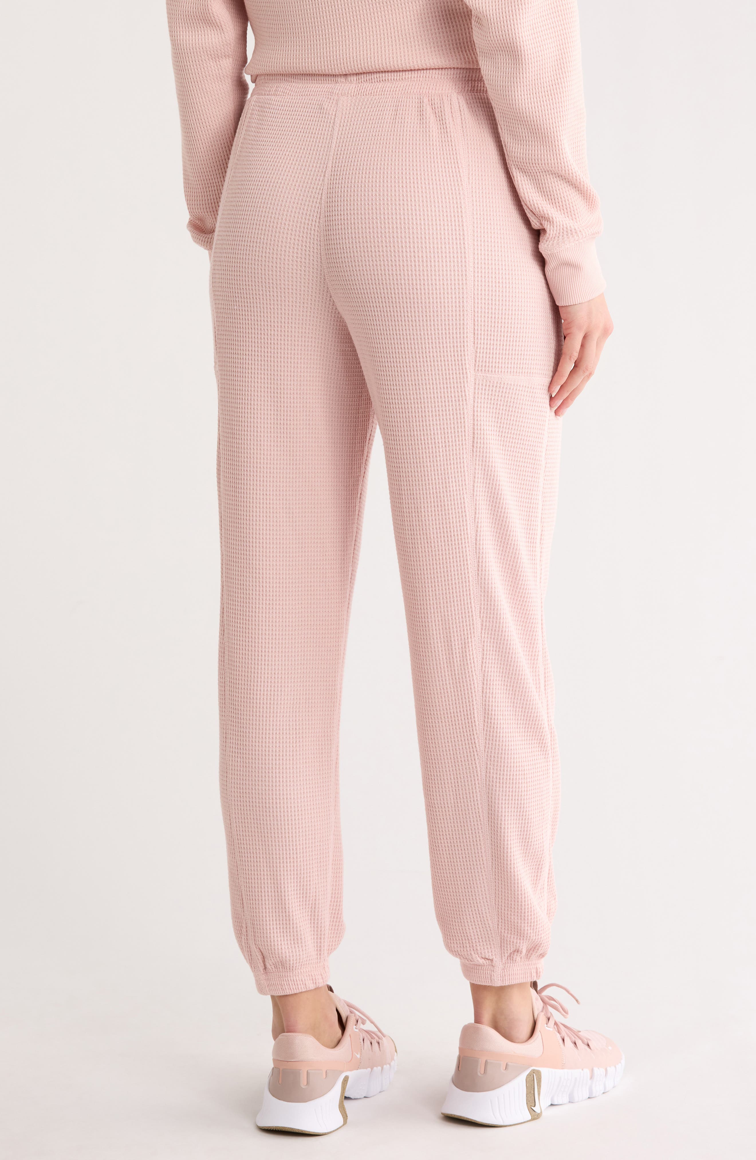 Brushed Waffle Knit Joggers - image 4