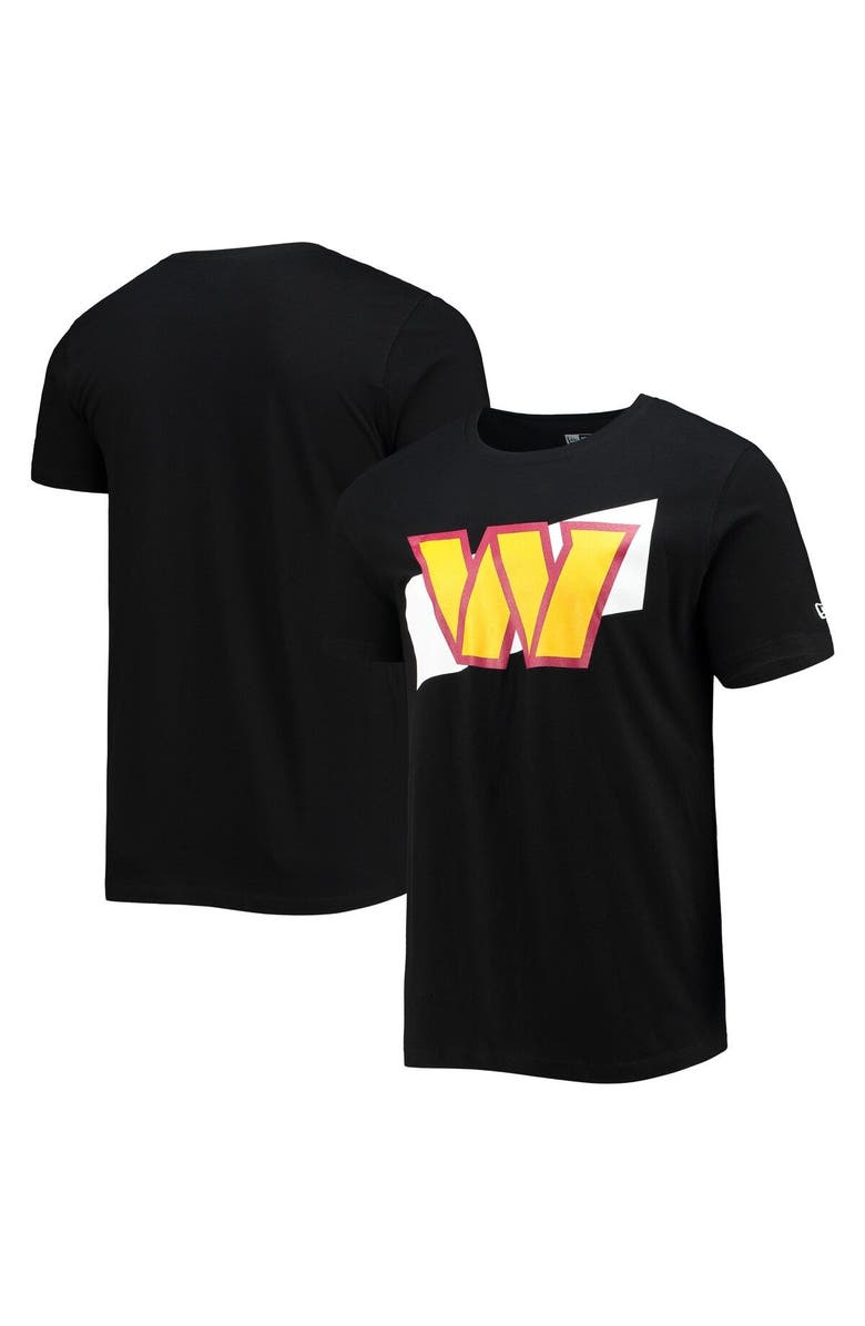 New Era Men's New Era Black Washington Commanders T-Shirt, Main, color, Black