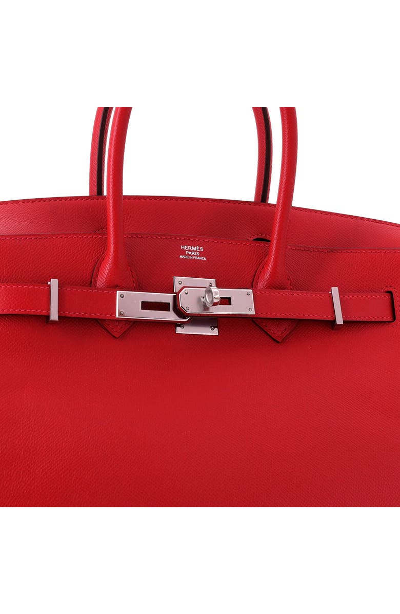Pre-Owned Hermes Birkin Handbag Red Epsom with Palladium Hardware 30, Alternate, color, Rouge Vif