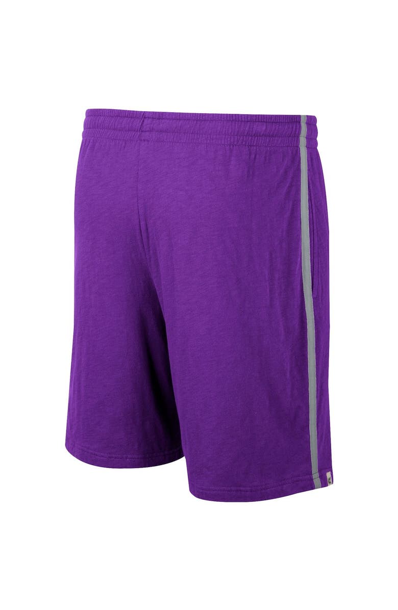 COLOSSEUM Men's Colosseum Purple Kansas State Wildcats Thunder Slub Shorts, Alternate, color, Purple