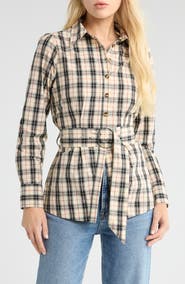 Damson Madder Harley Plaid Button-Up Shirt
