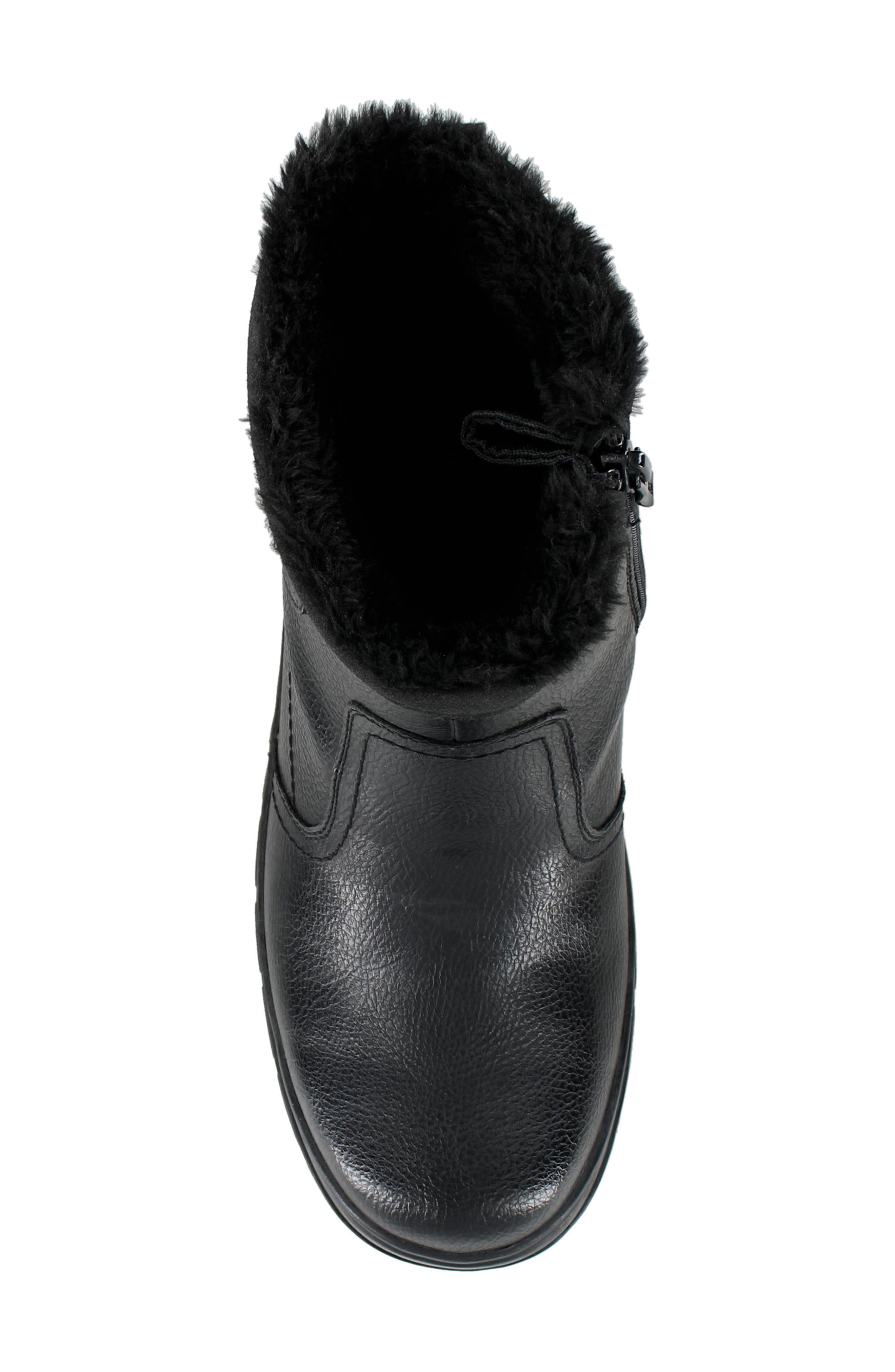 AQUATHERM BY SANTANA CANADA Driver Faux Leather Ankle Boot, Alternate, color, 