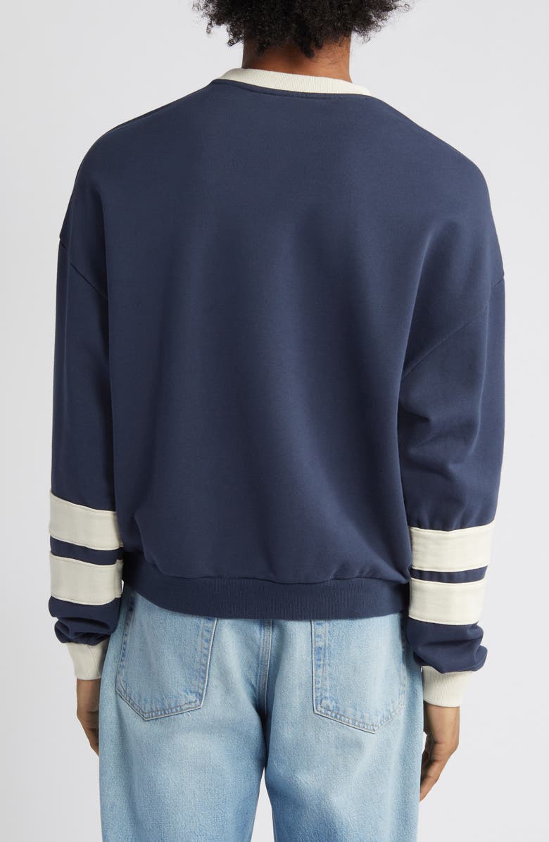 Falling Forward Vancouver Hockey Jersey Sweatshirt, Alternate, color, 