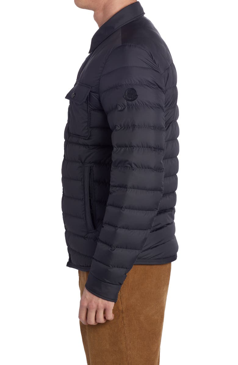 Moncler Sanary Quilted Down Shirt Jacket, Alternate, color,