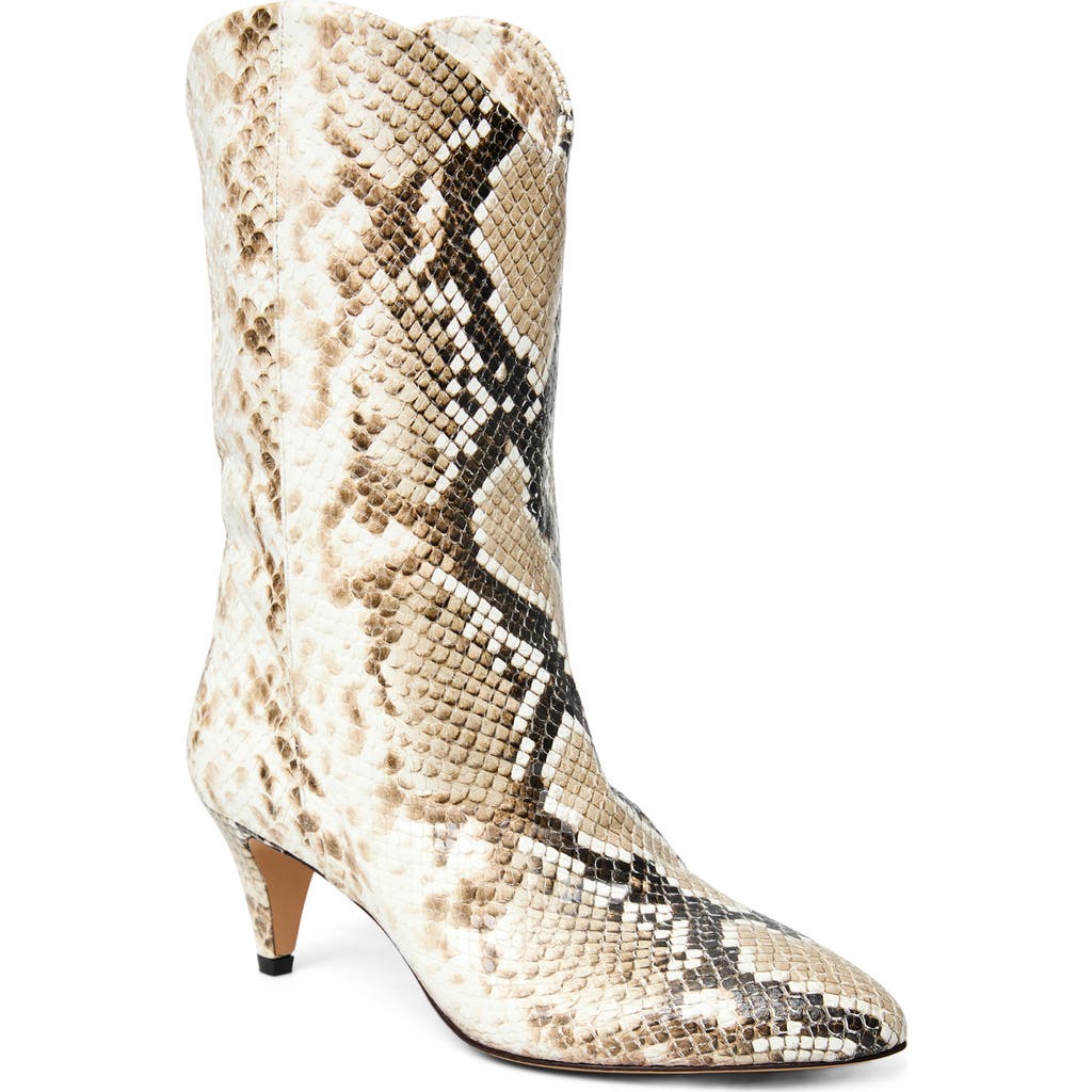 Bruno Magli Mandriana Kitten Heel Bootie In Neutral