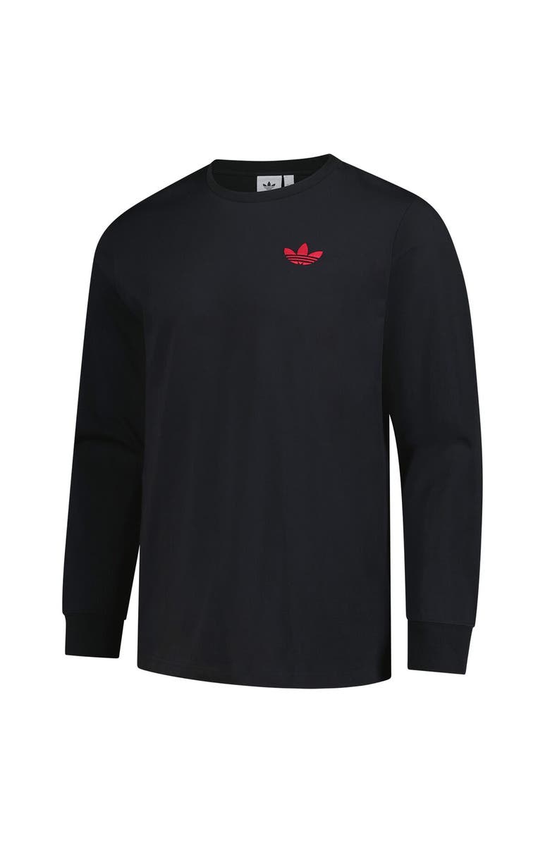 adidas Men's adidas Black Ajax Culturewear Graphic Long Sleeve T-Shirt, Alternate, color, Black