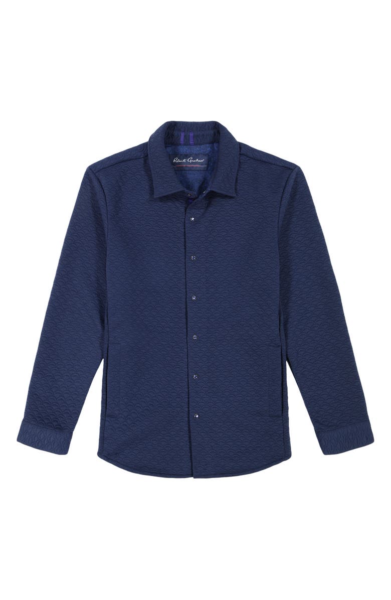 Robert Graham Downey 2 Slim Fit Knit Shirt Jacket, Alternate, color, 