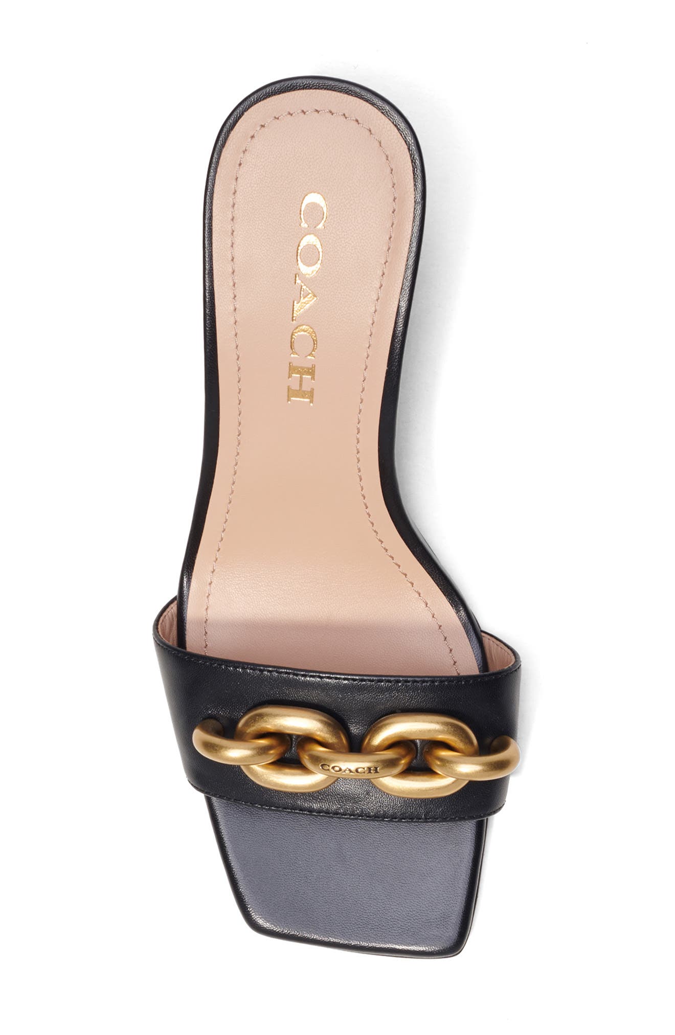 COACH Elsie Chain Wedge Sandal, Alternate, color, 