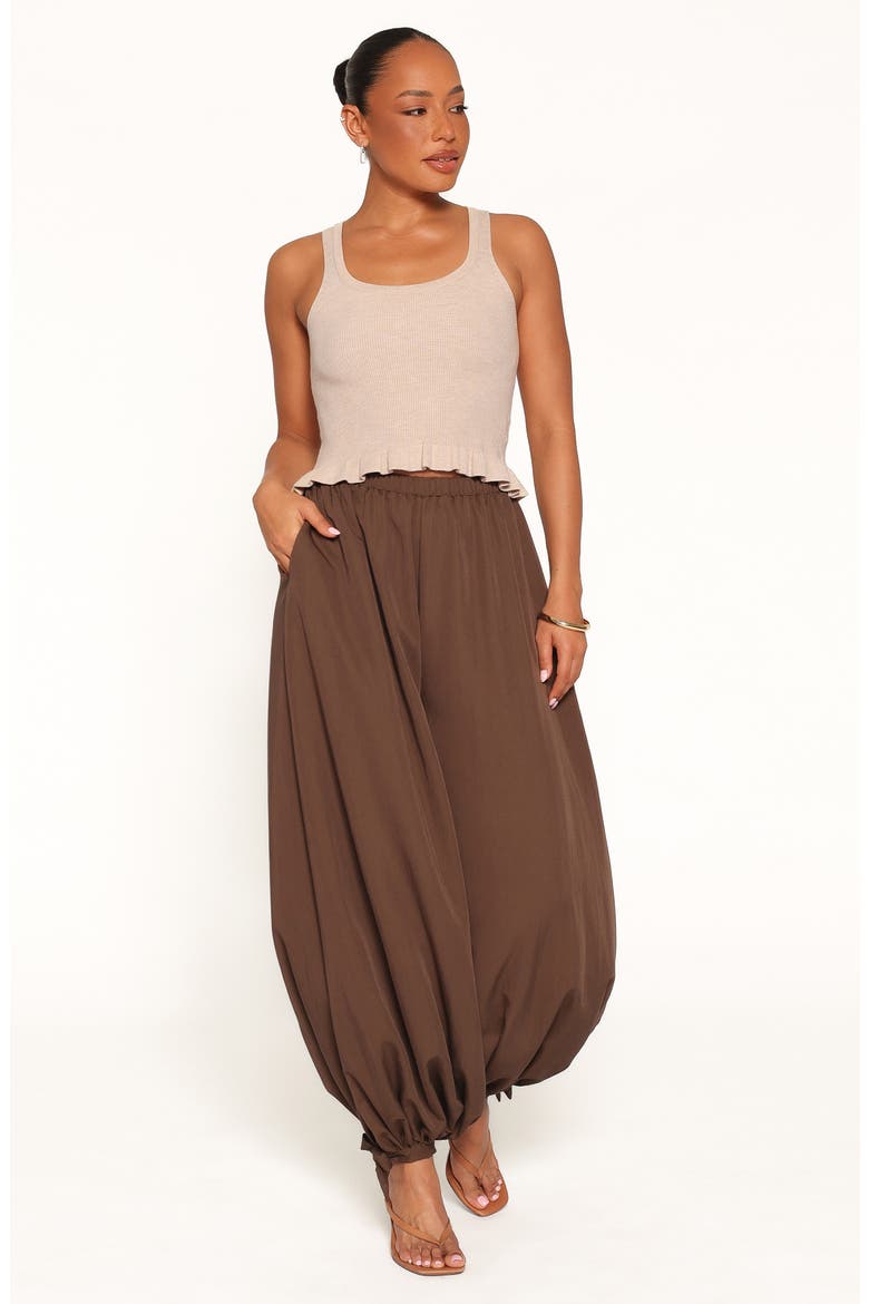 Yazmin High Waist Balloon Pants, Alternate, color, OLIVE GREEN