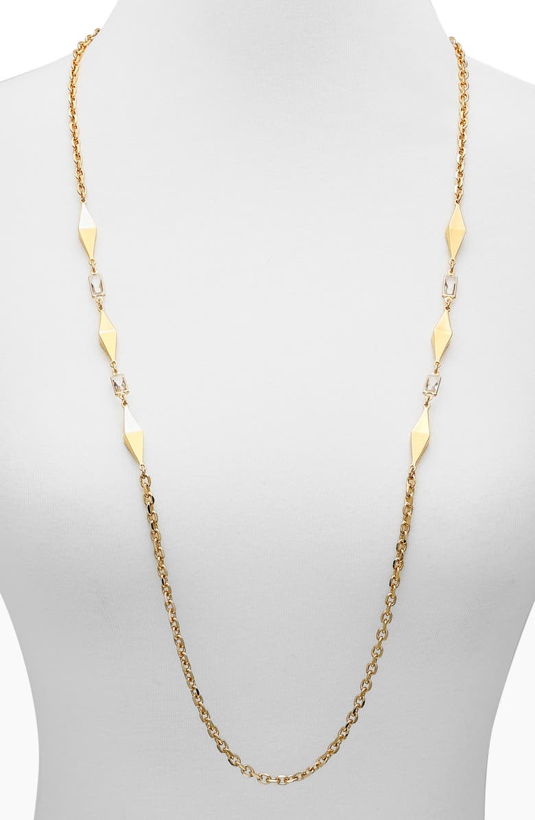 Vince Camuto Station Chain Necklace, Alternate, color, Gold