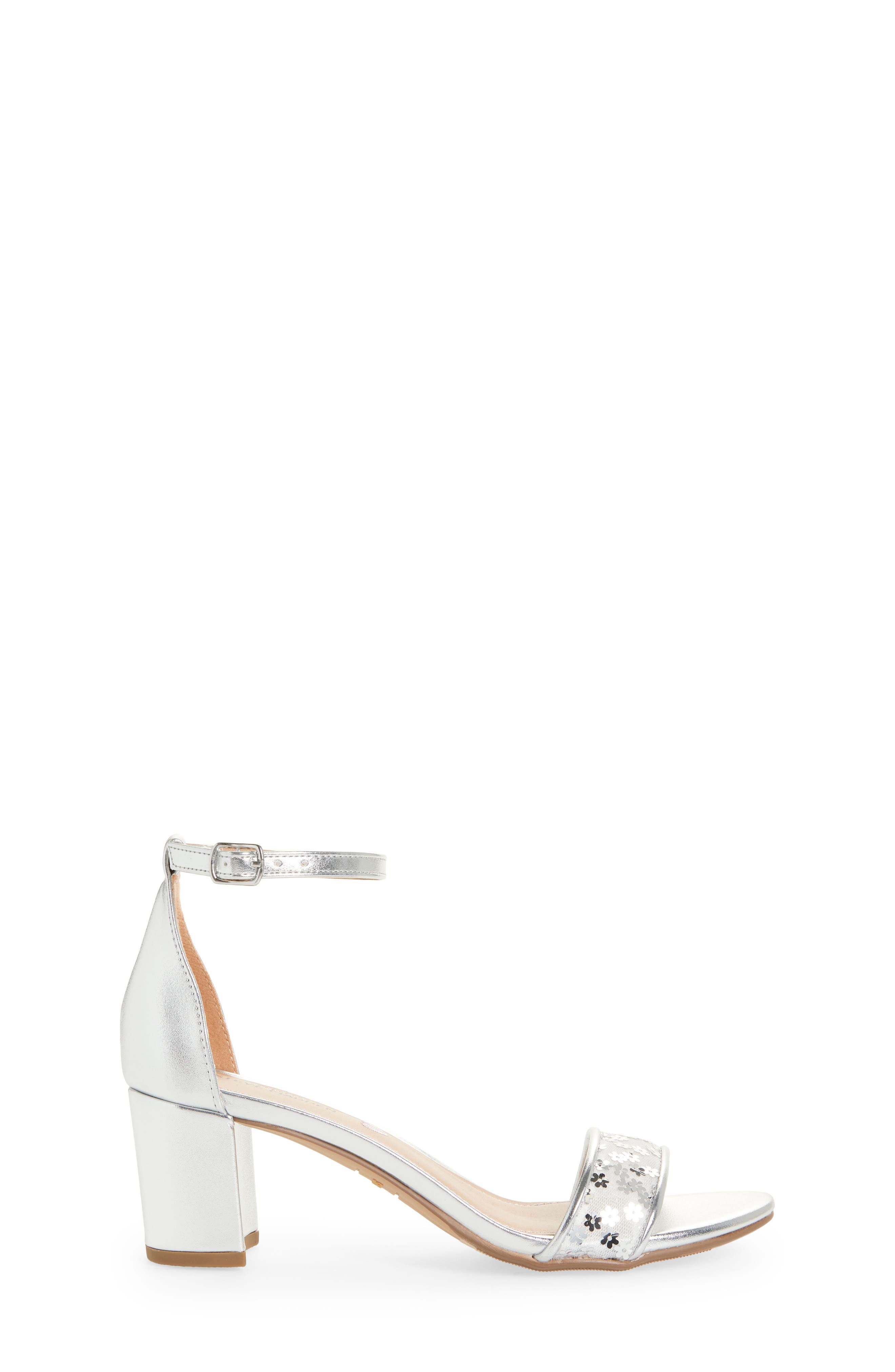 JCarrson Ankle Strap Sandal, Alternate, color, SILVER RHINESTONE
