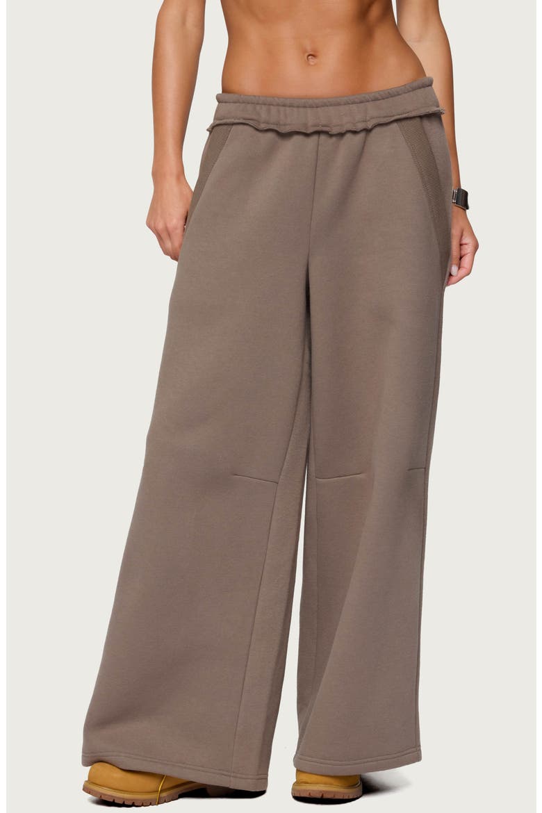 Kori Oversize Baggy Sweatpants, Main, color, BROWN
