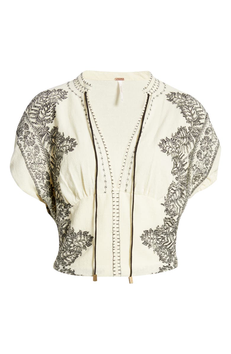 Free People Temecula Embroidered Cotton Top, Alternate, color, 