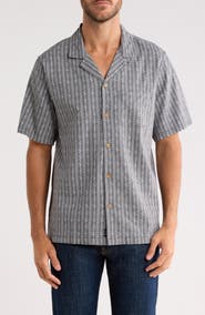 Lucky Brand Paisley Club Camp Shirt