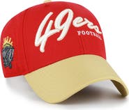 '47 Men's '47 Scarlet San Francisco 49ers Throwback MVP Adjustable Hat