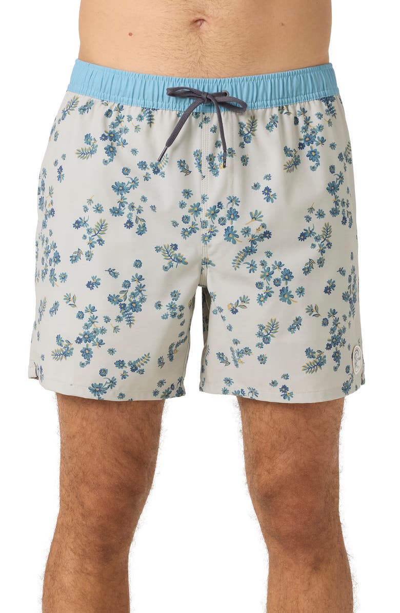 O'Neill OG Volley Swim Trunks, Main, color, Light Khaki
