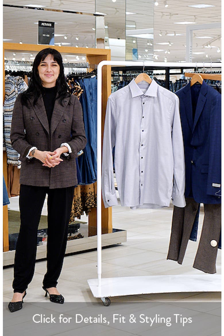 Contemporary Fit Houndstooth Dress Shirt video
