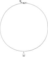 Monica Vinader Nura Baroque Pearl Pendant Necklace